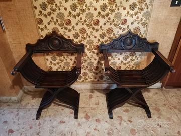 Sedie Savonarola primi del '900