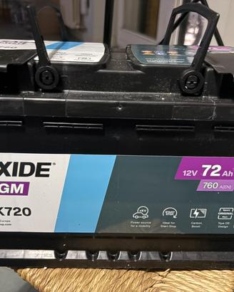 Batteria AGM Exide Ek 720 Start&Stop