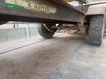 pianale rimorchio porta bins bancali attrezzi agri