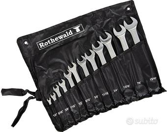 Serie Kit Set Forchetta/Anello 12 PZ Chiavi Fisse 
