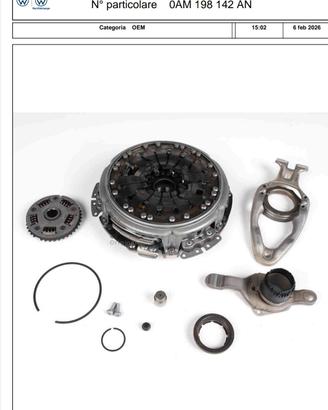 0AM 198 142 AN doppia frizione VW