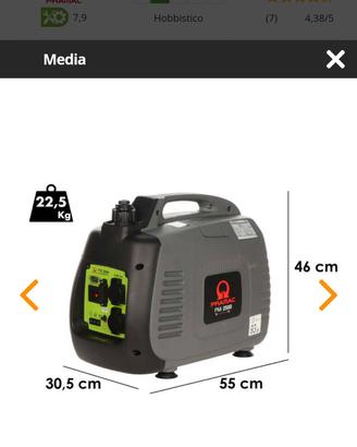 generatore inverter pramac PMI 2500