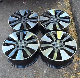 Cerchi in lega R18 Neri diamanti 5x114.3 
