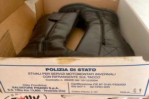 Stivali da motociclista ex Polizia di Stato