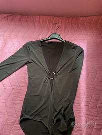 body nero con scollo