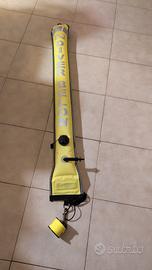 pedagno giallo con valvola e rocchetto