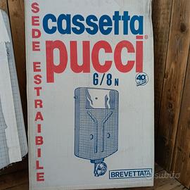 Cassetta incasso WC Pucci Pat, pulsante frontale