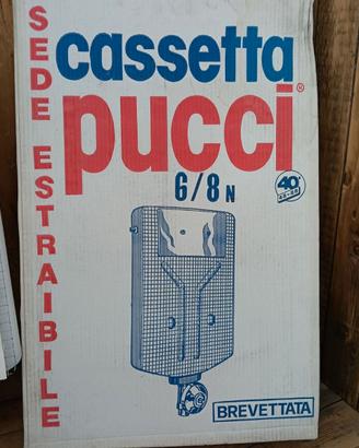 Cassetta incasso WC Pucci Pat, pulsante frontale