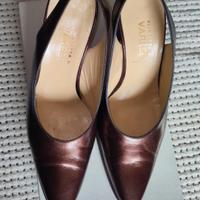 Scarpe slingback  colore bronzo