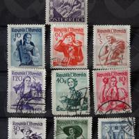 AUSTRIA 1945-1987 Lotto di 23 francobolli