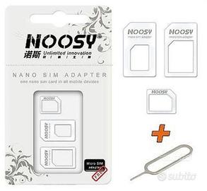 Kit adattatori nano sim nuovi
