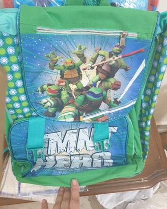 zaino scuola tartarughe ninja