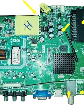 Scheda TV main P75-2841V6.0