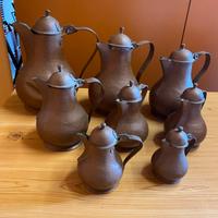 Set n 8 bricco rame antico per decorazione