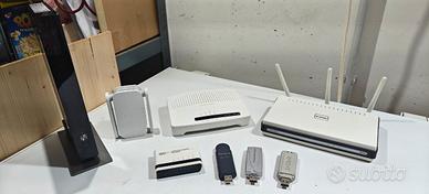 Lotto networking: router, modem, ripetitore Wi-Fi 