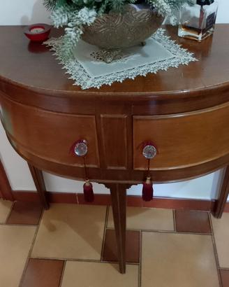 consolle in noce per ingresso 