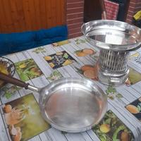 lampada flambé a gas con padelle