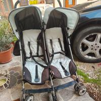 passeggino doppio gemellare 