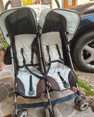 passeggino doppio gemellare 