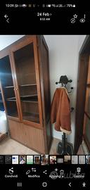 libreria legno massello 245x130x0.43 