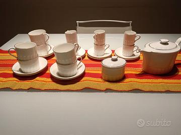 Servito the e caffè bone China filo platino