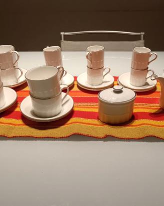 Servito the e caffè bone China filo platino