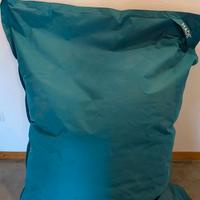 Poltrona Pouf XXL colori grigio o ottanio