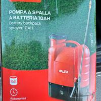 Valex Pompa a spalla a batteria a zaino serbatoio