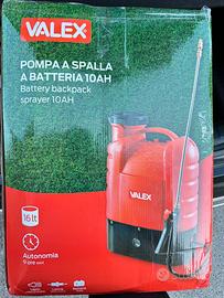 Valex Pompa a spalla a batteria a zaino serbatoio