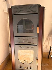 Termostufa a legna con forno Clementi – Élite Idro