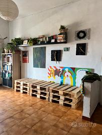 Pallet da arredamento/ letto pallet (leroy merlin)