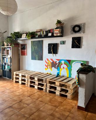 Pallet da arredamento/ letto pallet (leroy merlin)