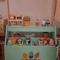 Carrello gelati legno bambini
