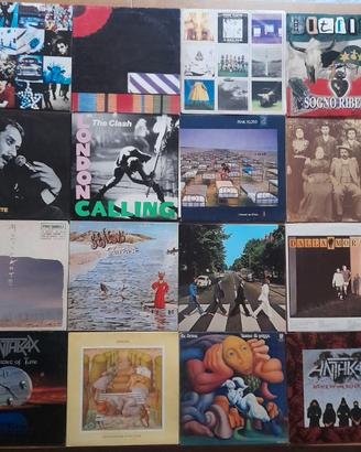 Vinili U2, Le Orme, Anthrax, Conte, P, Floyd altri