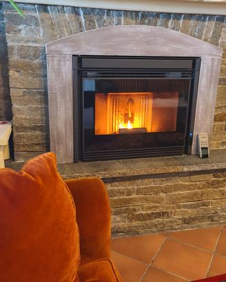 inserto camino a pellet 