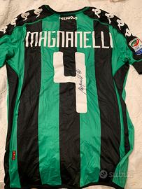 Maglia Sassuolo Magnanelli 2016 autografata