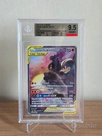Pokemon Marshadow & Machamp GX SR Alt Art BGS 9.5