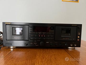 Piastra musicassette doppia