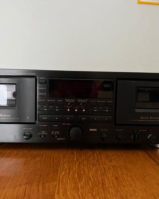 Piastra musicassette doppia
