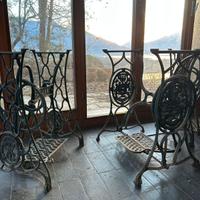 Struttura in ghisa d’epoca per tavolino/console