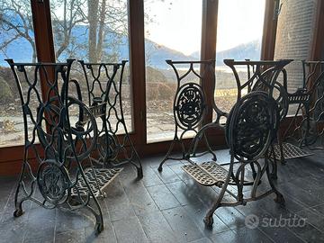 Struttura in ghisa d’epoca per tavolino/console