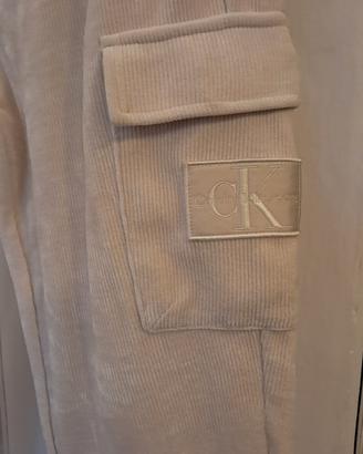 pantaloni velluto Calvin Klein L