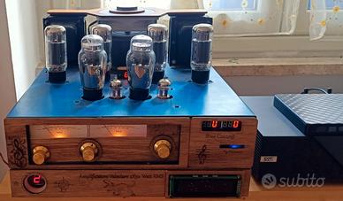 AMPLIFICATORE VALVOLARE con 6CA7/EL34 + ECC82/6SN7