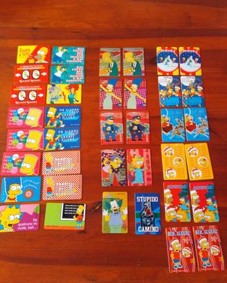 LOTTO 38 CARDS SIMPSON 1999 FOX-FERRERO