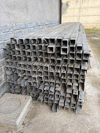 Profili in ferro zincati quadrati