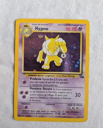 Hypno Holo 8/62 - Set Fossil Vintage ITA - Pokémon