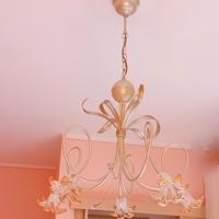 Lampadario e due applique da parete