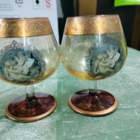 bicchieri vintage da cognac
