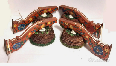 Applique parete BRACCIA BIROCCIO MARCHIGIANO 4pz