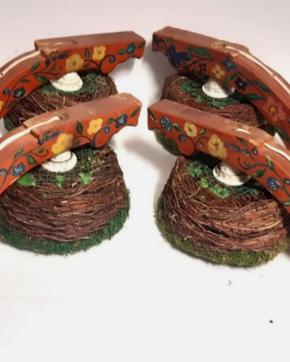 Applique parete BRACCIA BIROCCIO MARCHIGIANO 4pz